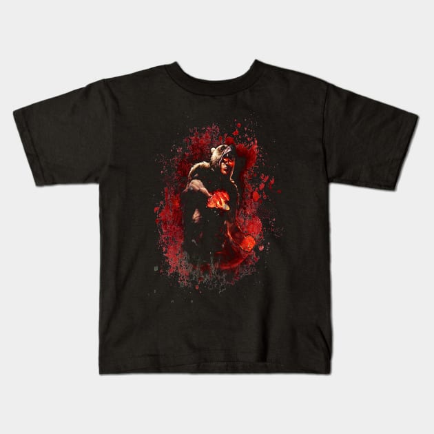 Path Of Exile Fire Kids T-Shirt by bianbagus